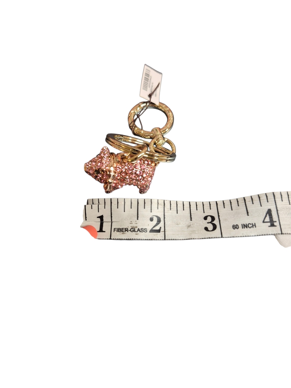 RARR Henri Bendel Crystal Piggy Keychain New - Picture 4 of 5